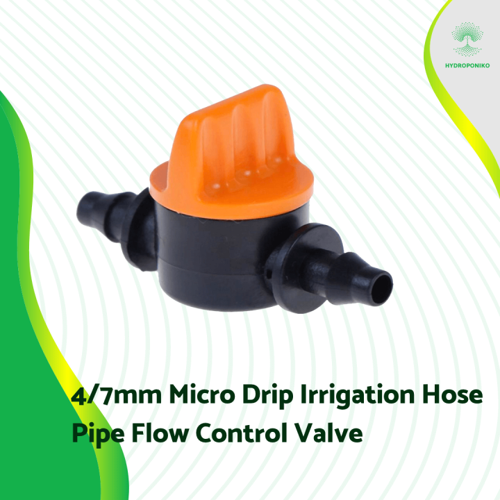 4/7mm Micro Drip Irrigation Hose Pipe Flow Control Valve Lazada PH