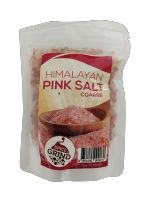 Himalayan pink salt, zip-lock refill bags, course ground - 140g