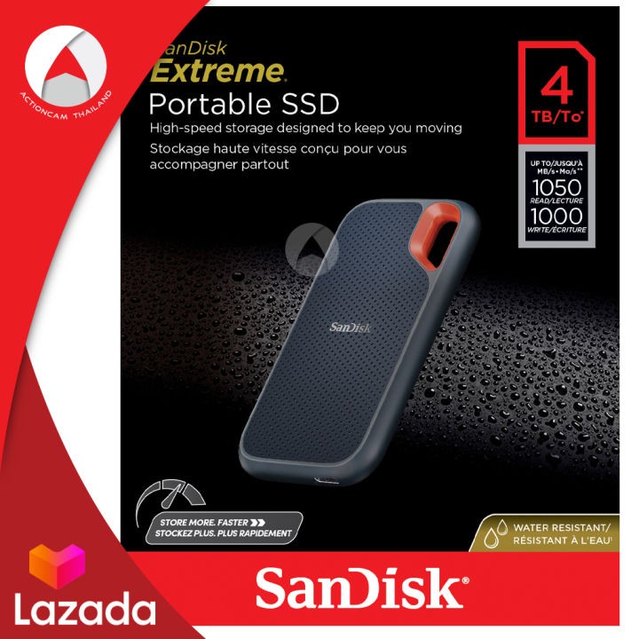 ผ่อน-0-sandisk-extreme-portable-ssd-4tb-ผ่อนนานสูงสุด-10-เดือน-sdssde61-4t00-g25-แซนดิส-เมมโมรี่-ฮาร์ตดิสภายนอก-เอสเอสดี-ความเร็วการอ่าน-read-1050mb-s-ประกัน-5-ปี-โดย-synnex