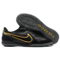 ✤ Tiempo Legend 9 Elite IC futsal shoes，Men s Leather flat-bottomed indoor football shoessize 39-45