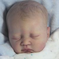 【YF】 16 inch Reborn Doll Kit Mariza Sleeping Baby Unfinished Unpainted Parts Blank