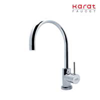 Karat Faucet ก๊อกซิงค์ผสมแบบก้านโยกติดบนเคาน์เตอร์ MJ61-50