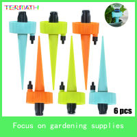 TERMATH 3/6 Pcs Plant Waterer Adjustable Plant Watering Devices Self Watering Spikes with Slow Release Control Valve Switch