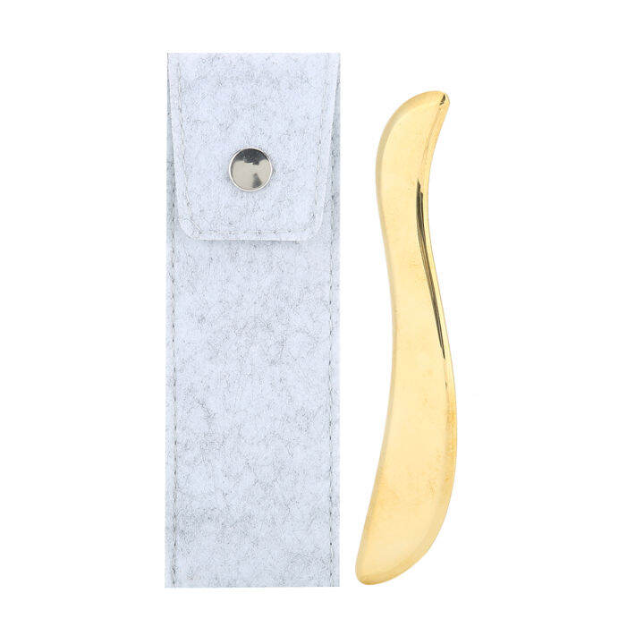 Brass Gua Sha Tool Fascia Acupoint Massage Muscle Pain Relief Scraping