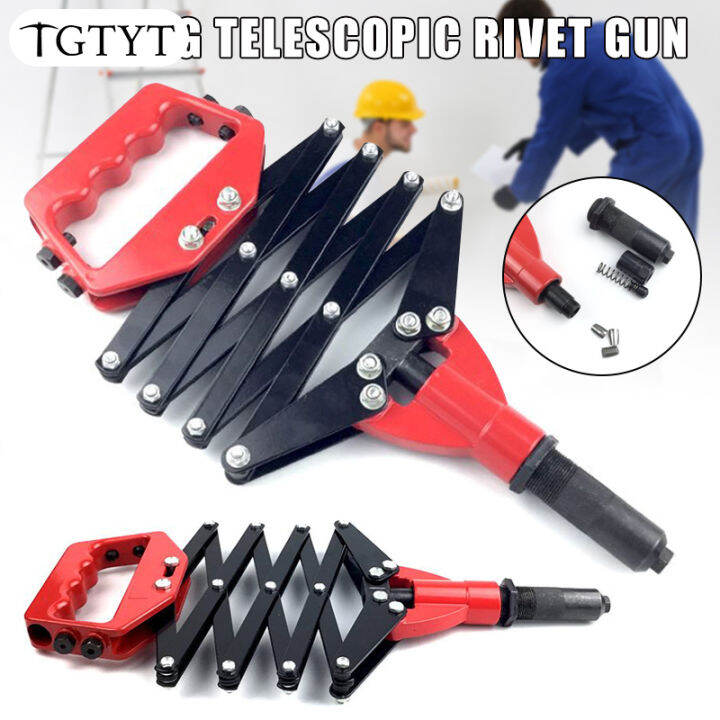 TGTYT Heavy Duty Lazy Tongue Tong Hand Riviter Folding Extending Rivet ...