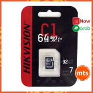 Thẻ Nhớ Micro SD HIKVISION 32GB 64GB - Tốc Độ Đọc Lên 92m s