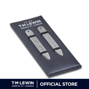 T.M.Lewin Silver Metal Knot Cufflinks
