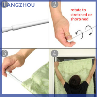 LIANGZHOU Carbon Steel adjustable Rod TENSION ผ้าม่านห้องน้ำ Extensible Rod hanger