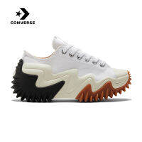 คอนเวิร์ส (Converse) รุ่น Run Star Motion รองเท้าผ้าใบสีดำแบบต่ำสำหรับผู้ชายและผู้หญิง สไตล์อนาคตกับพื้นที่หนา รุ่น Unisex Low-Top Futuristic Thick Sole Shoes 172896C