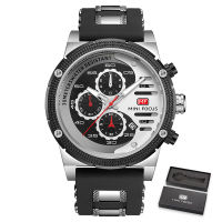 MINI FOCUS Fashion Mens Quartz Watches Multifunciton Chronograph Sports Watch Top Brand Luxury Waterproof Wristwatch+gift box