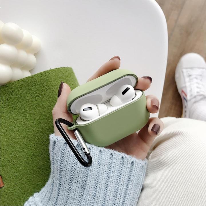 เคสซิลิโคนสำหรับ-apple-airpods-pro-3-เคส-ยางซิลิโคน-ป้องกัน-กรอบ-รุ่นหูฟังบลูทู-ธ-ไร้สายชาร์จกล่องเคสสี-candy-matte-soft-cover-สำหรับ-air-pods-pro-3-gen-อุปกรณ์เสริมพร้อมตะขอ