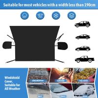 210X155CM Car Windshield Cover Winter Windshield Protective Cover Snow Cover Suitable for Most Vehicles