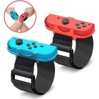 2Pcs Adjustable Game Bracelet Strap for Nintendo Switch Joy-Con Controller Wrist Dance Band Armband for Switch Oled Accessories Controllers