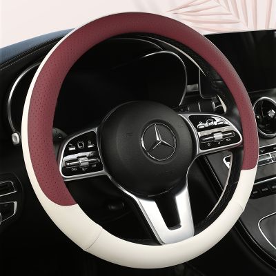 【YF】 New Napa leather steering wheel cover
