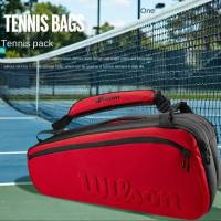 Wilson One-Shoulder Big Tennis Racket Bag Blade Series 9 Pcs 6 Sports Backpack