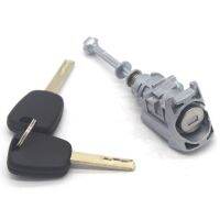 Front Left Door Lock Cylinder Barrel with 2 keys for Peugeot 407 Citroen C4 2004-2011 Picasso 2006-2008