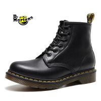 Doc Dr. Martens 101 รองเท้าบูทมาร์ตินข้อสั้นของแท้รองเท้าบูทหุ้มข้อ6-ตาเรียบธุรกิจรองเท้าลำลองUnisex