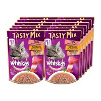 Whiskas Tastymix Cat Wet Food Tuna with Kanikama and Carrot Gravy 70g x 12 Bags