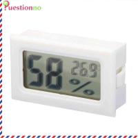 {Questionno} เครื่องวัดอุณหภูมิความชื้น LCD ดิจิตอลขนาดเล็กเครื่องวัดอุณหภูมิความชื้น