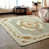 120x180CM European style Living Room Big Area Decoration Rose Carpet Bedroom Soft House Rug Door Mat Coffee Table Villus Carpets