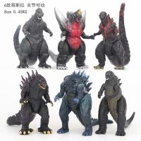 HOT!!!☂◆ cri237 6pcs/lot Godzilla dinosaurs to do toys godzilla planet of monsters