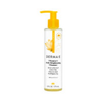 DERMA E เจลล้างหน้าวิตามินซี สูตรคืนผิวกระจ่างใส Vitamin C Daily Brightening Cleanser (175 ml)