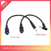 ✆✻ DC Power Charge Converter Adapter Cable 7.4x5.0 Female to 4.5x3.0 Male For HP laptop Conversion power cord