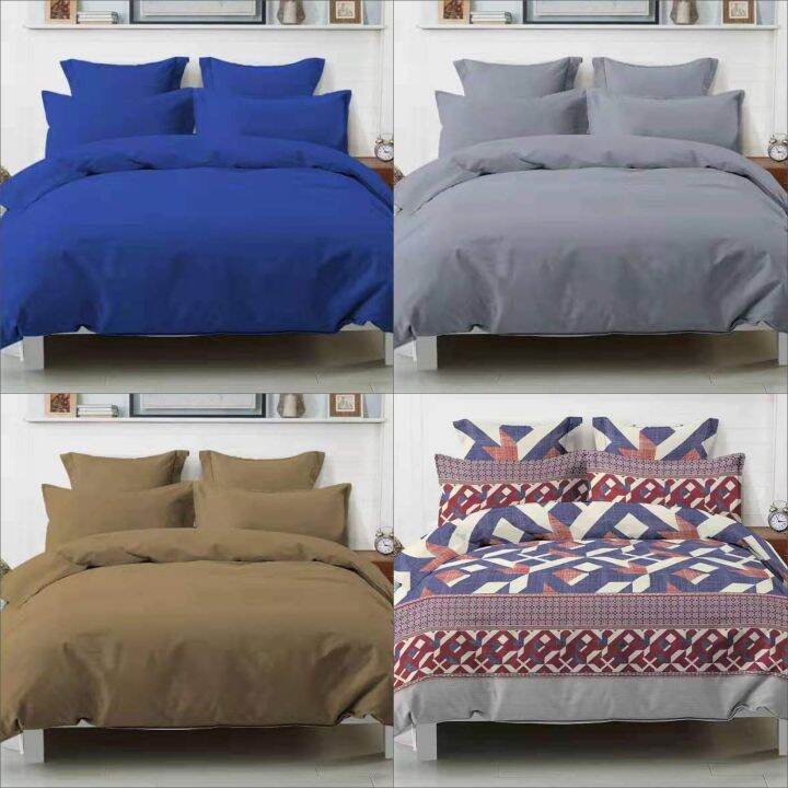 3in1 PLAIN PREMIUM CANADIAN COTTON BEDSHEET Lazada PH