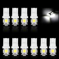 ไฟ Led สำหรับรถยนต์ใหม่10ชิ้นแอลอีดีซุปเปอร์สว่าง T 10ชิ้น5 Smd 5050หลอดไฟ Led 192 168 193 W5w 2825 158ไฟข้าง