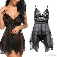 【hot】◙  Hot Erotic Sling Nightwear Robe Babydoll Attractive Sleepwear Night Wear 2022