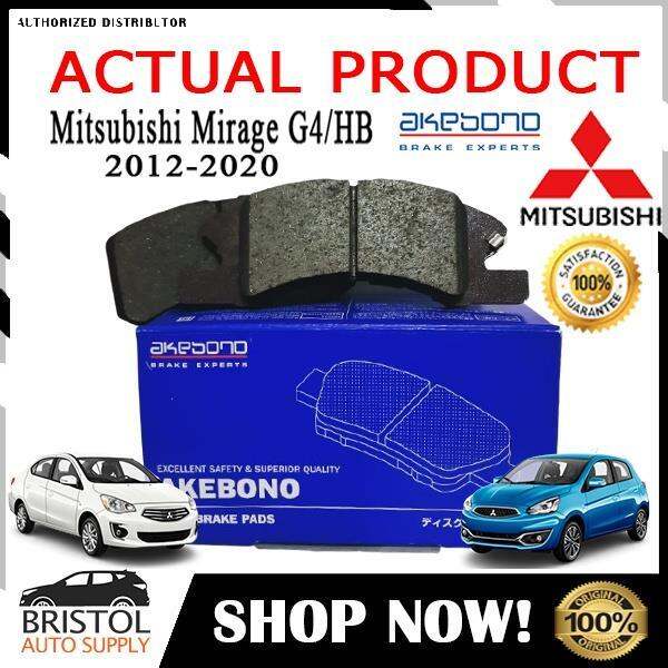 Genuine Akebono front brake Pads Mitsubishi Mirage G4/ Hatchback