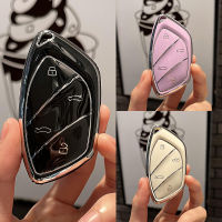 Soft TPU Car Key Case Cover for Roewe RX5 I6 I5 RX3 RX8 ERX5 MG ZS EV MG6 EZS HS EHS For MARVEL X MARVEL R Electric Shell Fob