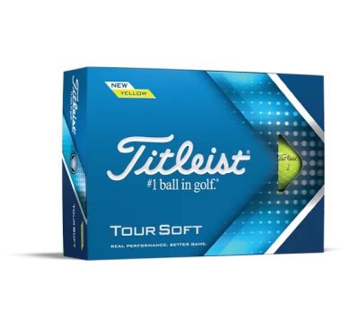 ลูกกอล์ฟ Titleist Tour Soft Yellow