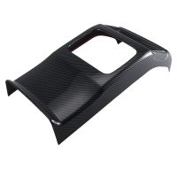 Car Carbon Fiber Rear Air Condition Vent Outlet Frame Anti-Kick Panel Cover Trim for Honda CR-V CRV 2022 2023