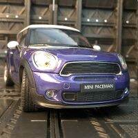 โมเดลจำลอง1:24รถ BMW MINI Cooper S Paceman โมเดลรถโลหะผสมเก็บเครื่องประดับโลหะแบบคงที่เพื่อมอบของขวัญให้กับเพื่อน