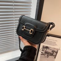 French Style Niche Design Shoulder Bag Feel High-End Texture Western Cross-Body Classy Commuter Side Backpa 【AUG】