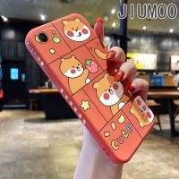 JIUMOO เคสสำหรับ OPPO A83,เคสโทรศัพท์ดีไซน์ใหม่ลายการ์ตูนน่ารักเคสฝาหลังสี่เหลี่ยมขอบด้านข้างเคสซิลิโคนกันกระแทก