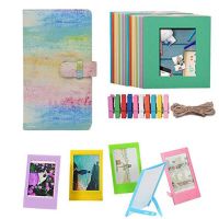 for Fujifilm Instax Mini 9 or Mini 8 Instant Camera Accessories Bundle Gift Set Kit Includes Albums,Hanging + Frames