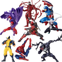 Revoltech Deathstroke Wolverine Carnage Venom Action Figure Yamaguchi ภาพยนตร์ CharacterToy ตุ๊กตาของขวัญ