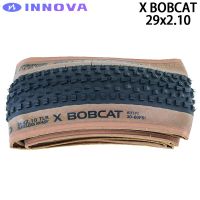 INNOVA X BOBCAT ยางพับขอบสีเหลืองแบบไม่มียางใน29X2.1 27.5สำหรับ MTB Road กรวด XC แทร็ค Off-จักรยานถนน60tpu อะไหล่จักรยาน