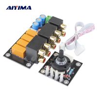 AIYIMA RCA Audio Switch Input Selection Board Lotus Seat Stereo Relay 4-way Signal Selector Switching Amplifier DIY