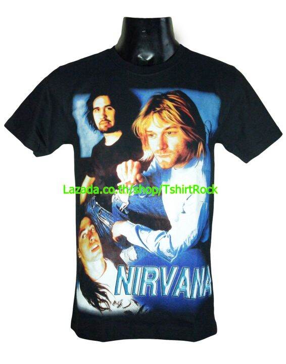 เสื้อวง-nirvana-เนอร์วานา-ไซส์ยุโรป-เสื้อยืดวงดนตรีร็อค-เสื้อร็อค-nir98-ส่งจาก-กทม