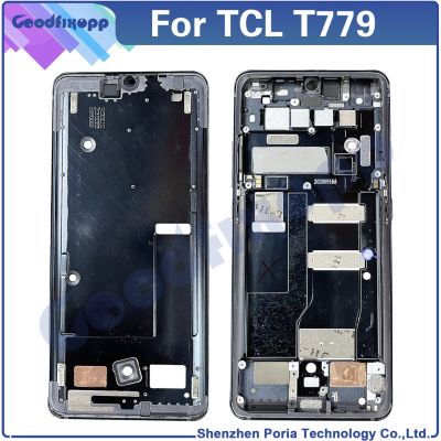 สำหรับ TCL 10 Pro T799โครงหน้ากากกลาง T799B T799H ที่อยู่อาศัยแผงจอแอลซีดีรองรับแผงหน้าปัดกลางสำหรับ10Pro TCL กรอบด้านหน้า