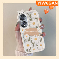 เคสสำหรับ Honor Dienya 70 5G เคสภาพสีน้ำมันที่สวยงามเลนส์หลายสีลายดอกไม้เคสมือถือสาวน่ารักกันกระแทกทนทานต่อการตกและรอยขีดข่วน