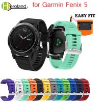 lumude Smart Watch Bands for Garmin Fenix 6 5 Easy fit Bracelet 22mm Soft Silicone Replacement Strap For Garmin Forerunner 935 945 Belt