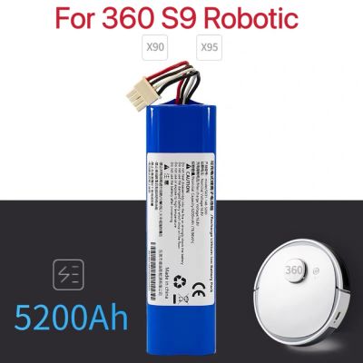 【YF】 5200mAh Li-ion Battery for 360 Robot Vacuum Cleaner S9 Accessories Spare Parts Charging