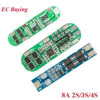 2S 3S 4S 18650 Li-ion แบตเตอรี่ลิเธียมป้องกันบอร์ดชาร์จโมดูล PCB BMS Lipo Cell Board 8A / 10A 7.4V 8.4V 12.6V 16.8V