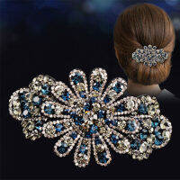 ใหม่ Rhinestone ดอกไม้กิ๊บหนีบผมโลหะ Headdress สำหรับสุภาพสตรี All-Match ฤดูใบไม้ผลิกิ๊ฟหางม้าเครื่องประดับผม