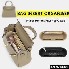 dosili For H Herbag 31 Organizer Insert Purse With Handle Suede