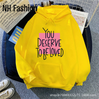 NH Fashion เสื้อฮู้ด เสื้อแขนยาวอบอุ่น หลวมและสบาย ทันสมัย ทันสมัย คลาสสิค สบาย WWY230009F 40Z231007